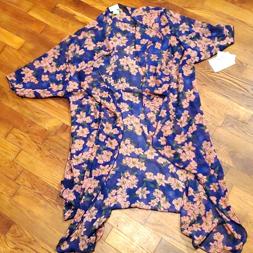 🆕️ Floral Print Kimono / sheer wrap SHIRLEY Med